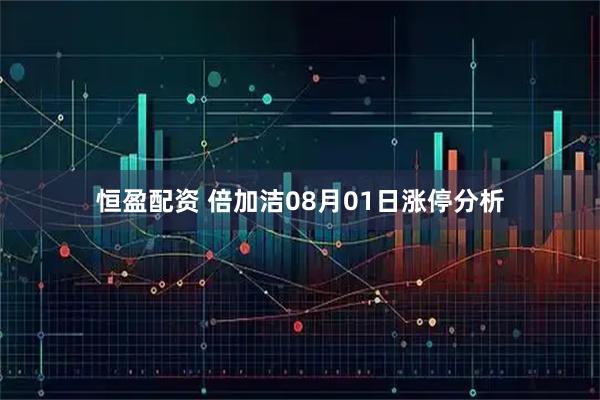 恒盈配资 倍加洁08月01日涨停分析