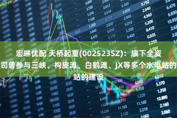 宏琳优配 天桥起重(002523SZ)：旗下全资子公司曾参与三峡、构皮滩、白鹤滩、JX等多个水电站的建设