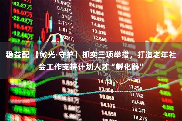 稳益配 【微光·守护】抓实三项举措，打造老年社会工作支持计划人才“孵化器”