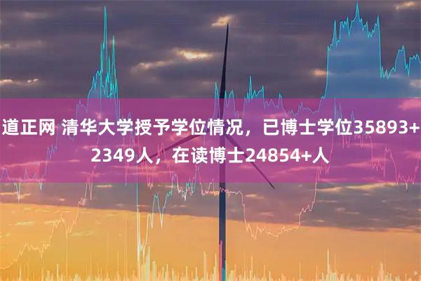 道正网 清华大学授予学位情况，已博士学位35893+2349人，在读博士24854+人